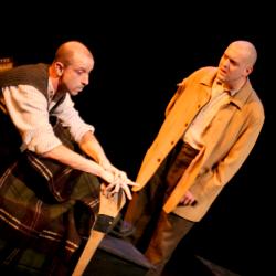Charlie DelMarcelle and Mike Dees in <em>Trad</em> Photo: Katie Reing