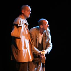 Mike Dees and Charlie DelMarcelle in <em>Trad</em> Photo: Katie Reing