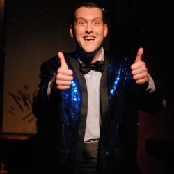 Michael Dees in <em>Crazy Gary's Mobile Disco</em> Photo: J.J. Tiziou