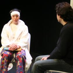 Corinna Burns and Jared Michael Delaney  in <em>Skin Deep</em> Photo: Katie Reing