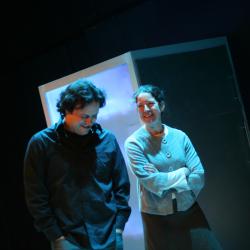 Jared Michale Delaney and Corinna Burns in <em>Skin Deep</em> Photo: Katie Reing