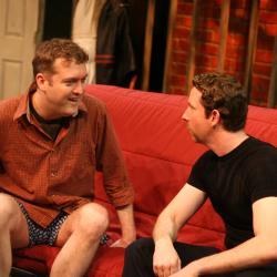 Mike Dees and Charlie DelMarcelle in <em>Made in China</em> Photo: Katie Reing