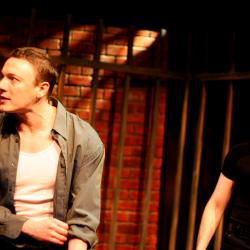 Jered McLenigan and Charlie DelMarcelle in <em>Made in China</em> Photo: Katie Reing