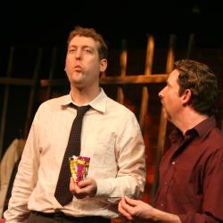 Mike Dees and Charlie DelMarcelle in <em>Made in China</em> Photo: Katie Reing