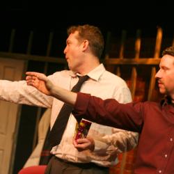 Mike Dees and Charlie DelMarcelle in <em>Made in China</em> Photo: Katie Reing