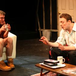 Mike Dees and Jered McLenigan in <em>Made in China</em> Photo: Katie Reing