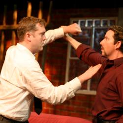 Mike Dees and Charlie DelMarcelle in <em>Made in China</em> Photo: Katie Reing