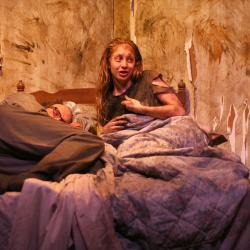 Brian McCann and Melissa Lynch in <em>Bedbound</em> Photo: Katie Reing