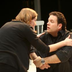 Kittson O’Neill and Jared Michael Delaney in <em>The Early Bird</em> Photo: Katie Reing