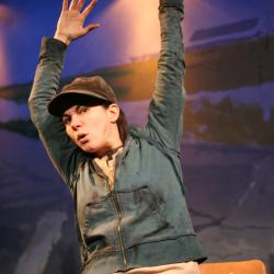 Sarah Gliko in <em>Pumpgirl</em>. Photo: Katie Reing