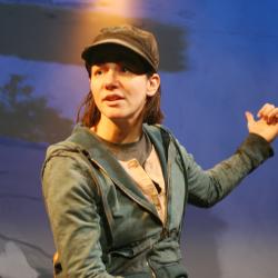 Sarah Gliko in <em>Pumpgirl</em>. Photo: Katie Reing