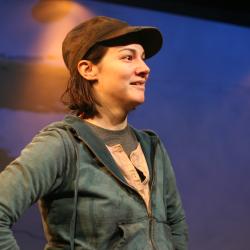 Sarah Gliko in <em>Pumpgirl</em>. Photo: Katie Reing