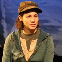Sarah Gliko in <em>Pumpgirl</em>. Photo: Katie Reing