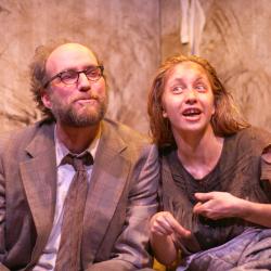 Brian McCann and Melissa Lynch in <em>Bedbound</em> Photo: Katie Reing