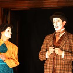Megan Bellwoar and Charlie DelMarcelle in <em>Dublin By Lamplight</em>. Photo: Katie Reing