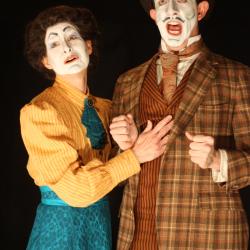 Megan Bellwoar and Charlie DelMarcelle in <em>Dublin By Lamplight</em>. Photo: Katie Reing