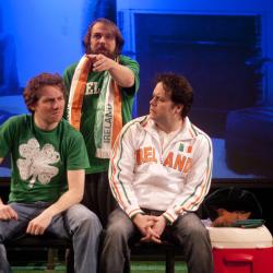 Harry Smith, Adam Altman, and Jared Michael Delaney in The Hand of Gaul. Photo: Katie Reing