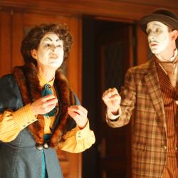 Megan Bellwoar and Charlie DelMarcelle in <em>Dublin By Lamplight</em>. Photo: Katie Reing