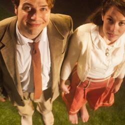 Adam Altman and Clare Mahoney in Blink. Photo: Katie Reing