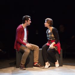 Joey Teti and Franchesca Piccioni in <em>Love, Lies and Taxidermy</em>. Photo: Plate 3 Photography