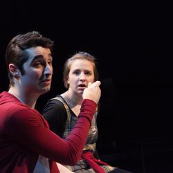 Joey Teti and Franchesca Piccioni in <em>Love, Lies and Taxidermy</em>. Photo: Plate 3 Photography