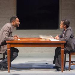 Jessica M. Jones and Walter DeShields in The Swallowing Dark. Photo: Plate 3