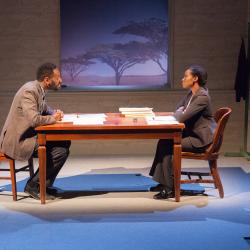 Jessica M. Jones and Walter DeShields in The Swallowing Dark. Photo: Plate 3