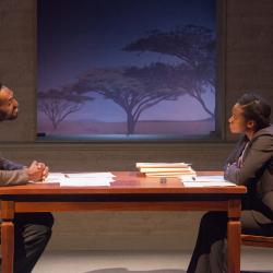 Jessica M. Jones and Walter DeShields in The Swallowing Dark. Photo: Plate 3