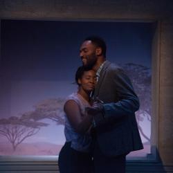 Jessica M. Jones and Walter DeShields in The Swallowing Dark. Photo: Plate 3