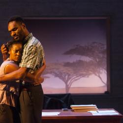 Jessica M. Jones and Walter DeShields in The Swallowing Dark. Photo: Plate 3