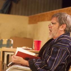 Adair Arciero, Jared Michael Delaney, Leonard Hass, John Morrison, and Griffin Stanton-Ameisen in Penelope. Photo: Katie Reing