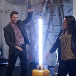Tim Dugan and Corinna Burns in Long Live the Little Knife Photo: Katie Reing