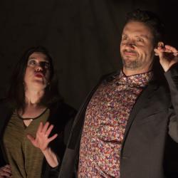 Tim Dugan and Corinna Burns in Long Live the Little Knife Photo: Katie Reing