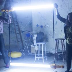 Tim Dugan and Corinna Burns in Long Live the Little Knife Photo: Katie Reing