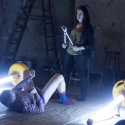 Tim Dugan and Corinna Burns in Long Live the Little Knife Photo: Katie Reing