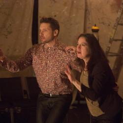 Tim Dugan and Corinna Burns in Long Live the Little Knife Photo: Katie Reing