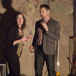 Tim Dugan and Corinna Burns in Long Live the Little Knife Photo: Katie Reing