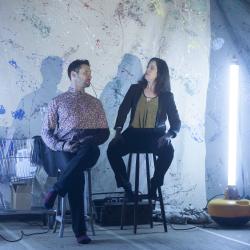 Tim Dugan and Corinna Burns in Long Live the Little Knife Photo: Katie Reing
