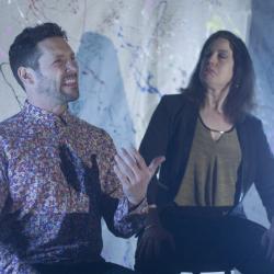 Tim Dugan and Corinna Burns in Long Live the Little Knife Photo: Katie Reing