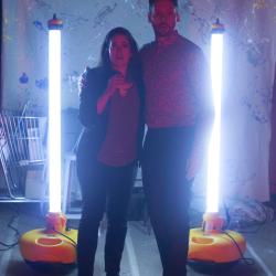 Tim Dugan and Corinna Burns in Long Live the Little Knife Photo: Katie Reing