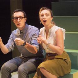 Emilie Krause and Adam Hammet in Radiant Vermin. Photo: Katie Reing 