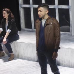 Samy el-Noury and Felicia Leicht in Swallow. Photo: Katie Reing.