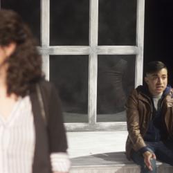 Felicia Leicht and Samy el-Noury in Swallow. Photo: Katie Reing.