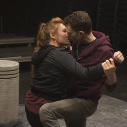 Katie Stahl and Liam Mulshine in Leper + Chip. Photo: Katie Reing.