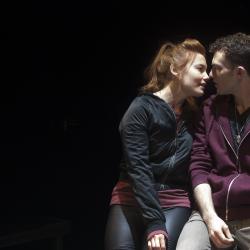 Katie Stahl and Liam Mulshine in Leper + Chip. Photo: Katie Reing.