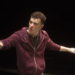 Liam Mulshine in Leper + Chip. Photo: Katie Reing.