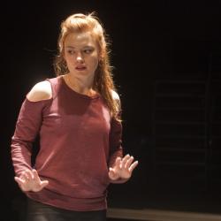 Katie Stahl in Leper + Chip. Photo: Katie Reing.