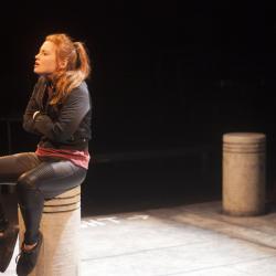Katie Stahl in Leper + Chip. Photo: Katie Reing.