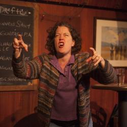 Corinna Burns in Hooked! Photo: Katie Reing