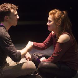 Katie Stahl and Liam Mulshine in Leper + Chip. Photo: Katie Reing.